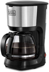 BLACK+DECKER 10 Cup Drip Coffee Maker Black Silver