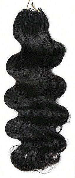 Indian Natural Hair – Body Wave Crochet Human Hair – 18 Inch (Beginner Friendly)